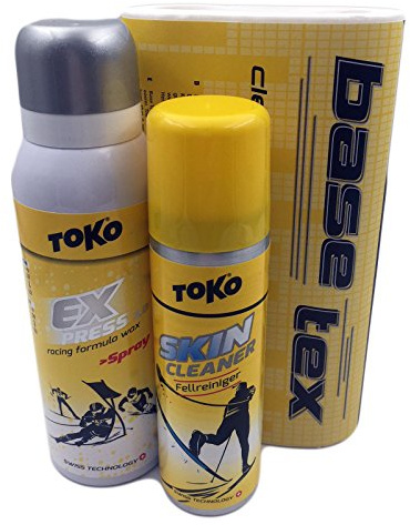 TOKO Express Racing Fell-Pflege-Set für Skin Ski 3-teilig
