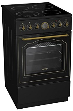 Gorenje EC 52 CLB Classico Stand spis matt-svart nostalgi ugn spis