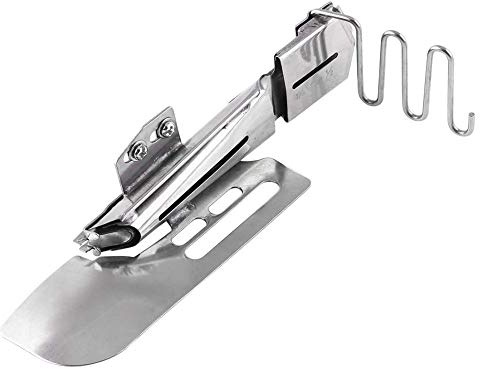 Hztyyier Flat Seamer Ordner Binder für Industrienähmaschine Verwenden Flachen Saum Druck Fuß Befestigung Klebebandbinder(1-3/8-1/2)