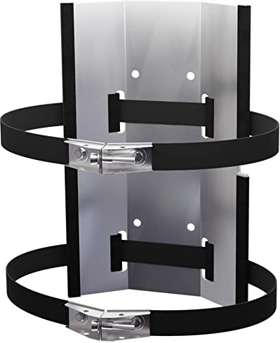 Gasflaschenhalter - Halterung für Gasflasche Ø 300mm - 2 Spannbänder | Gasflaschenhalterung - Spannschloss - Edelstahl - Wohnmobil Wohnwagen Camping Caravan Boot - kompatibel mit ALUGAS