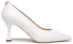 Nero Giardini E307081DE Décolleté Donna in Pelle - Bianco 37 EU