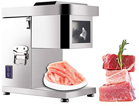 Macchina da Taglio Professionale per Carne, per affettatrice per Carne, tritacarne elettrica, Macchina per la Lavorazione della Carne, in Acciaio Inossidabile Rimovibile, 550 LB/H 1500 W