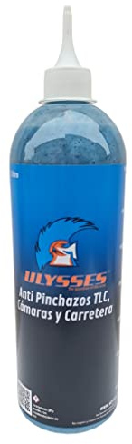 Ulysses Bike, 1litro Liquido Anti pinchazos preventivo sin amoniaco para Cámaras de Bicicleta MTB, E-Bike y Carretera