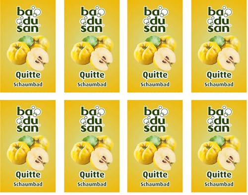 8er Pack Badusan Schaumbad Quitte 8x60ml