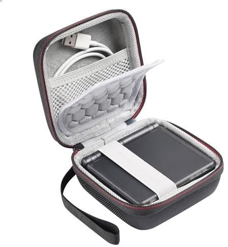 AONKE Hartschalen-Tragetasche für Anbernic RG35XXSP / RG34XXSP Handheld-Spielkonsole, Aufbewahrungshülle mit HDMI-Adapter, Displayschutzfolie, RG35XXSP-Spielkonsole Nicht im Lieferumfang enthalten