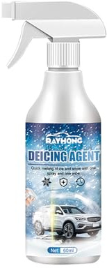 Deicing Agent for Car Windshield 60ml De-Icers for Car Windshield Defroster, Melting Spray Window Snow Spray Instantly Melts Ice&Winter Frost for Car Windshields Windows Mirrors Key Locks&Latches