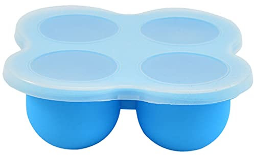 Toyvian Silikon-babynahrungsbehälter Mit Versiegeltem Deckel 4-stufige Aufbewahrungsbox Für Gefrierbehälter