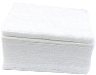 Dischetti Di Cotone Cosmetici 100 Pezzi Bianchi Monostrato Per La Rimozione Delle Unghie Confezione in Plastica 6x7 Cm