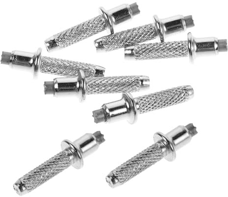 BIUDECO Wolframstahl Trekkingstock Spitzen Ersatzset 8 Stück Hartmetall Wanderstockfüße Robust rutschfest Für Wanderstöcke Nordic Walking Stöcke Outdoor