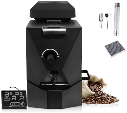 iBLENDAR Elektrischer Kaffeebohnenröster Gewerblicher Röster - Basismodell Kaffeeröster - Kaffeebohnen Röstmaschine mit Rauchfilter
