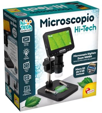 Lisciani Giochi - Hi tech Educativo Microscopio, 109869