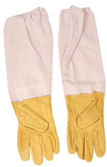 HOMSFOU 1paire De Cuir Pour Apiculteur Anti-abeilles Xl Confort Et Flexibilité Pour Manipulation Outils Avec Barrière De Piqûres