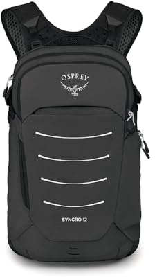 Osprey Syncro Herren-Fahrradrucksack, 12L, Raven Black