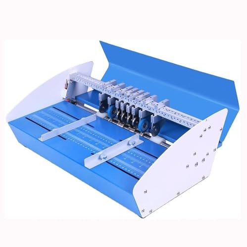 Machine À Plier Électrique, Plieuse-scoreuse Électrique, Machine À Plier 3 En 1, Perforatrice Plieuse-perforatrice En Métal Robuste Offrant Une Multifonctionnalité Pour Dossiers Photos Menus