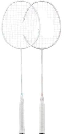 WANGBINGXING Badminton Set Racchette da Badminton 2 Pezzi/Set con Borsa + overgrip, Set Completo for Allenamento di
