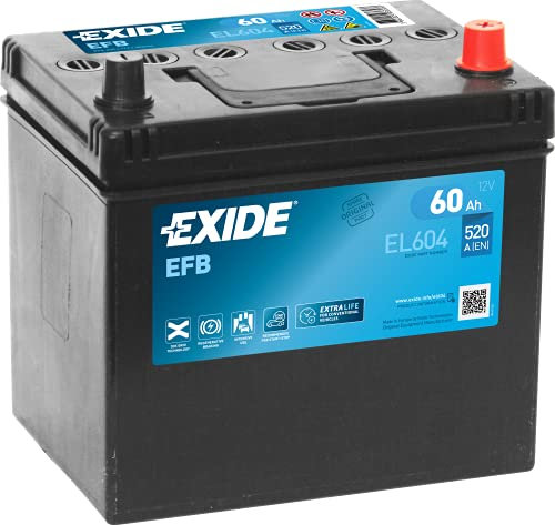 Exide 005 EFB Car Battery 60Ah EL604
