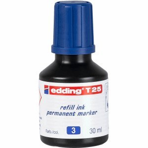 edding Nachfülltinte T 25 Permanentmarker 30ml blau