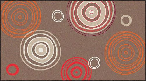 Erwin Müller Fußmatte Kaiserslautern braun/rot Größe 80x150 cm
