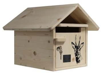 cboutic Boite AUX Lettres Bois CREASTUCE : Bambi, 1 Porte