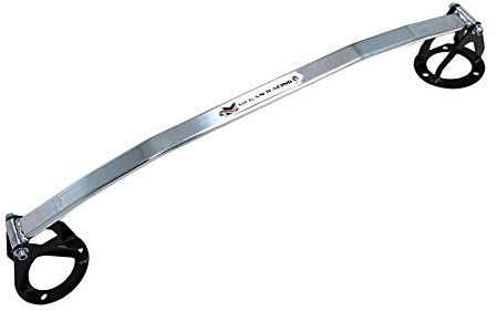 Megan Front Upper Tower Brace Strut Bar (Steel/Aluminum Polish)(MR-SB-LI06FU-1P)