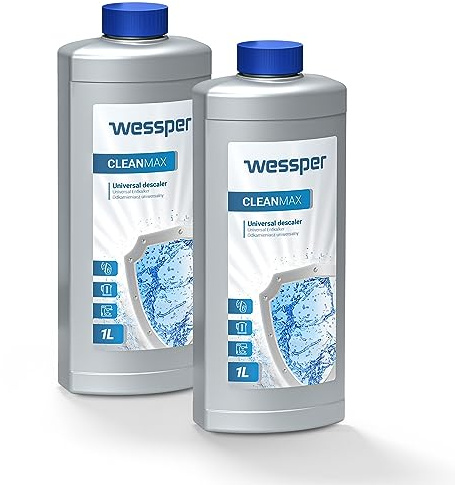 Wessper 2l Descalcificador para cafetera - Compatible con Marcas Delonghi, Dolce Gusto, Nespresso, Senseo