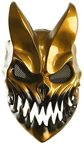 Schlachtung Der Halloween-Maske Zur Überwindung Der Cosplay-Maske Alex Terrible Masks Prop Halloween Slaughter to Prevail mit beweglichem Deathcore Kid of Darkness Masken