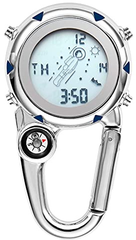 Taschenuhr mit Karabiner Avaner Unisex FOB Analog Quarzwerk Krankenschwesteruhr für Klettern Sport