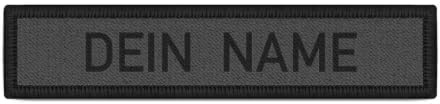 Namensschild Bundeswehr Name Patch Aufnäher Wunschname #39151