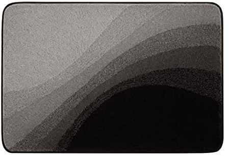Kleine Wolke Badteppich Malin, Farbe: Schiefer, Material: 100 % Polyacryl, Größe: 60x 90 cm