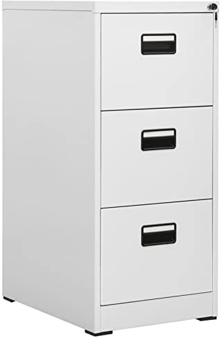 Chenshu Aktenschrank, Stahlschrank, Aktenregal, Werkzeugschrank, Büroschrank, Lagerschrank, Ordnerschrank, Hellgrau 46x62x102,5 cm Stahl