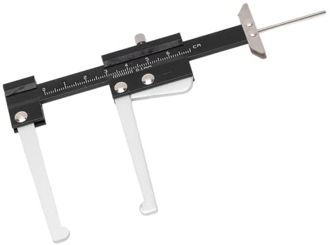 Akozon Bromsskiva Mätverktyg, 0,1 Mm Noggrannhet 0? 60 Mm Skivbroms Rotor Bromsok Mätare Mikrometer, Metrisk Broms Skiva Djup Mätning Tjocklek Däck Mönsterdjup Mätare Bärbar