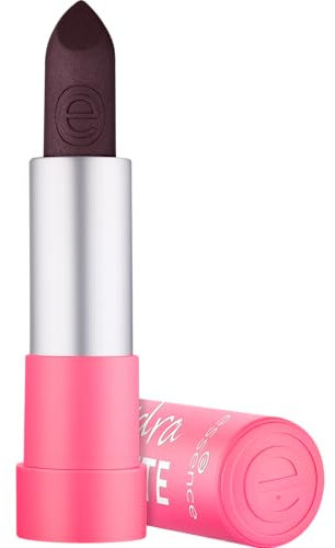 essence hydra MATTE lipstick, Nr. 412, Violett, feuchtigkeitsspendend, langanhaltend, pflegend, matt, vegan, ohne Konservierungsstoffe, ohne Parabene, ohne Mikroplastikpartikel, 1er Pack (3.5g)