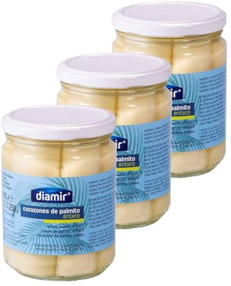 Lot 3x Cœurs de palmiers entiers - Bocal 410g