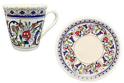 CiCi HOME TOPKAPI Traditionelle Türkische Mokkatassen 6er Set 75ml