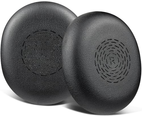 SOULWIT Ersatzpolster Ersatz Ohrpolster für Jabra Evolve2 65 Flex (Nicht passend für andere Kopfhörer) Headset, Polster aus weicherem Proteinleder