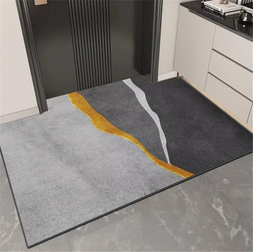 RUGMRZ Aesthetic Teppich Designer Teppiche 120x200CM kleine babyzimmer Grau Modernes minimalistisches Design bequemer und verschleißfester
