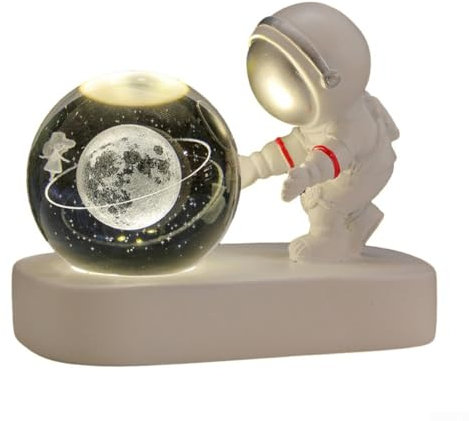 FUBESK Leuchtendes 3D-Astronauten-Nachtlicht mit Farbvariationen, lustige Ergänzung für Kinderzimmer (Star Walk)