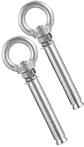 Housoutil 2stücke Spreizdübel Für Wände Mit Geschlossenen Haken Haken-ösenschraubenanker Für Befestigungselemente Für Kabel Und Drähte Robust Und Einfach Zu
