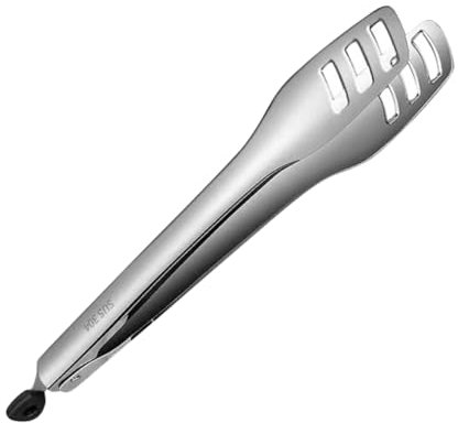 Cabilock Pinza Per Alimenti Con Clip Per Barbecue in Acciaio Inossidabile Pinza Per Pane Da Cucina Antiscivolo Per Un Uso Versatile