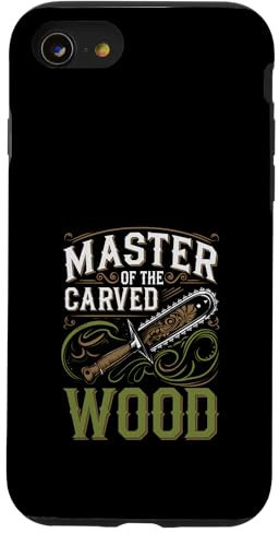 Sculpture sur bois pour tronçonneuse Coque pour iPhone SE (2020) / 7 / 8