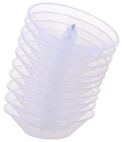 SHINEOFI 10piezas Taza Recolectora De Aceite Recipientes De Plástico Para Aceite De Campana Extractora Para Cocina