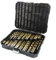 230 Pcs Drill Bit Set,Titanium Twist Drill Bit Set - 135°Tip High Speed Steel Drill Bit Kit Titanium Coated Bits for Wood, Metal, Plastic with Storage Case
