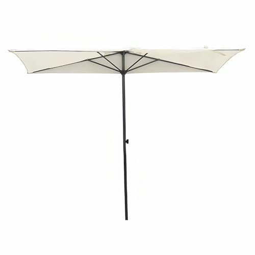 Ombrellone da Parete, Protezione UV, Altezza Regolabile, Ombrellone Salvaspazio per Terrazza E Balcone(Beige)