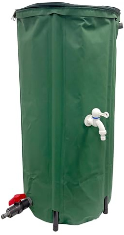 Regenfass faltbar 100 Liter mit 2 Ablaufhähnen 44203