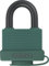 Abus 49972 - Candado intemperie (latón, 35 mm, moderno) color verde