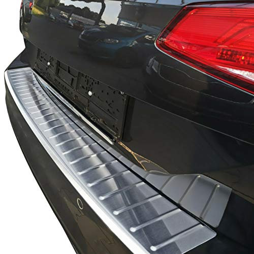 Recambo | Protector de Parachoques trasero | Compatible con VW Golf 7 Variant Combi | 2013-2017 | Acero Inoxidable Mate | Protección borde de carga