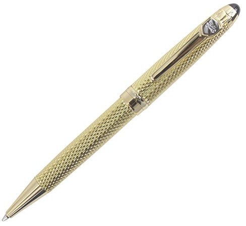 Abcsea Advanced Golden Rhombus Embossed Ballpoint Pen
