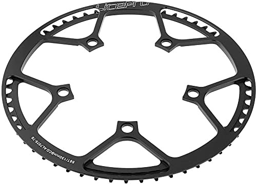 GIVBRO Fahrrad-Kettenblattschutz 130 BCD schmales breites Kettenblatt 45T 47T 53T 56T 58T Kettenblatt Zahnkranz für Rennräder, BMX MTB Fahrrad