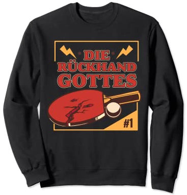 Tischtennis Trikot Kleidung Training Tisch Tennis Lustig Sweatshirt