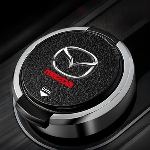 NURCIX Coche Cenicero,para Mazda 3 CX5 ATENZA CX4 CX30 CX8 Automóviles Portátil con Tapa Cenicero Cenicero Antiolores Cenicero Autoextinguible Cenicero